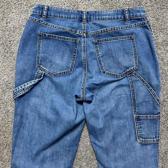 Tribal Jeans Audrey MidRise Girlfriend Carpenter Ankle Jeans size 8 - Picture 10 of 13